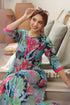 Women Tropical Printed Midi Ethnic Dresses